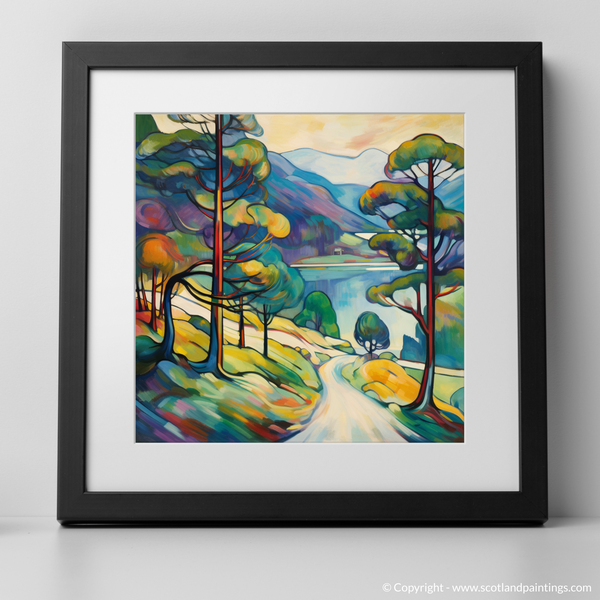 Framed version of Loch Katrine Forest