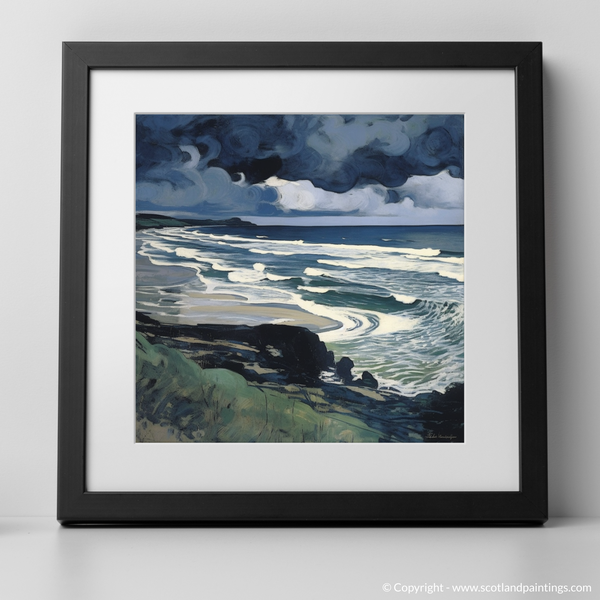 Framed version of Lunan Bay