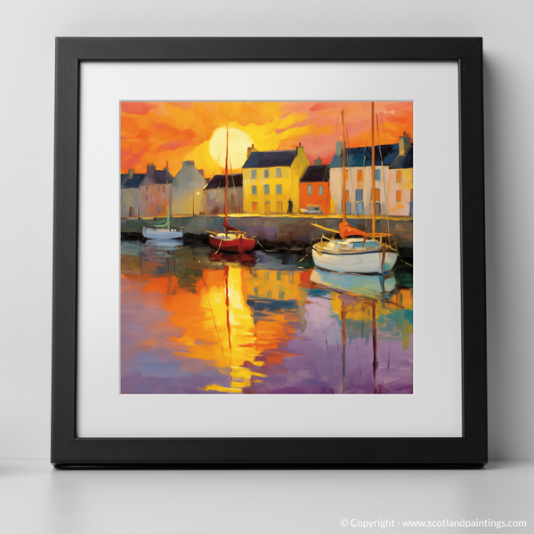 Framed version of Anstruther Harbour