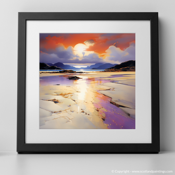 Framed version of Mellon Udrigle Beach