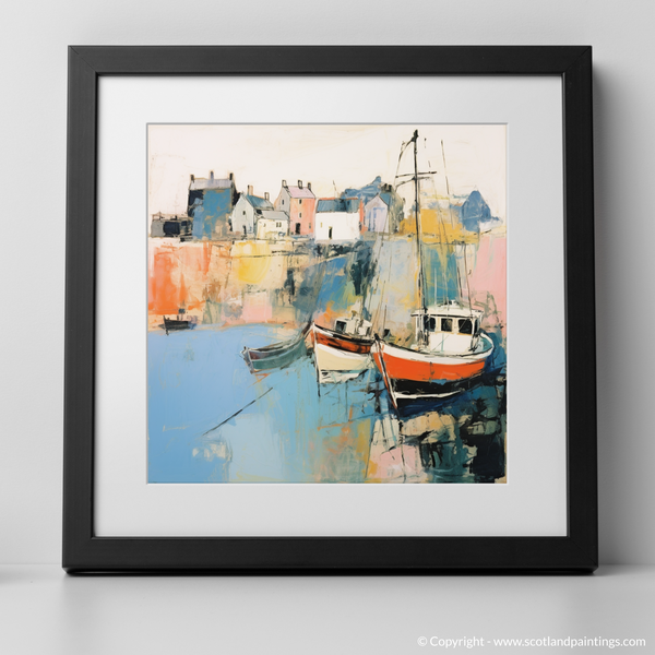 Framed version of Portpatrick Harbour