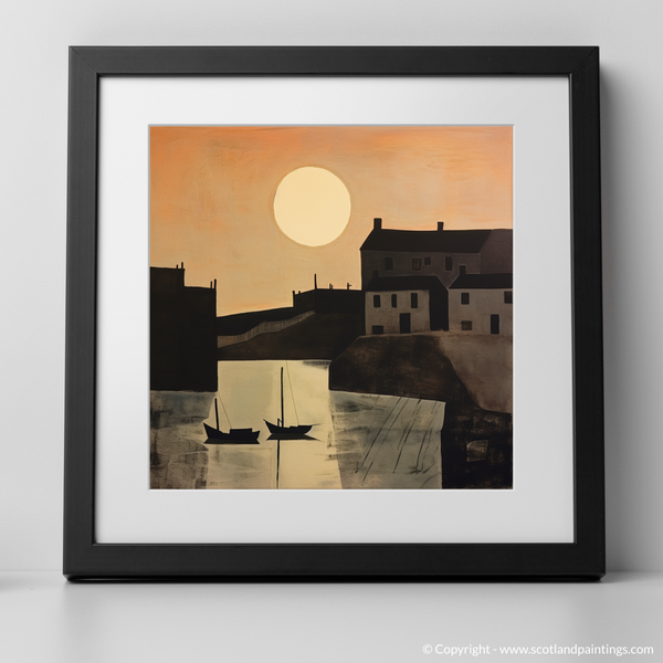 Framed version of Pennan Harbour