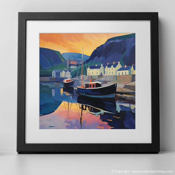 Framed version of Gardenstown Harbour