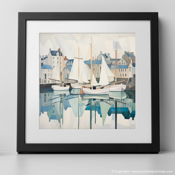 Framed version of Charlestown Harbour