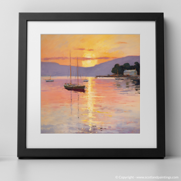 Framed version of Port Appin Harbour