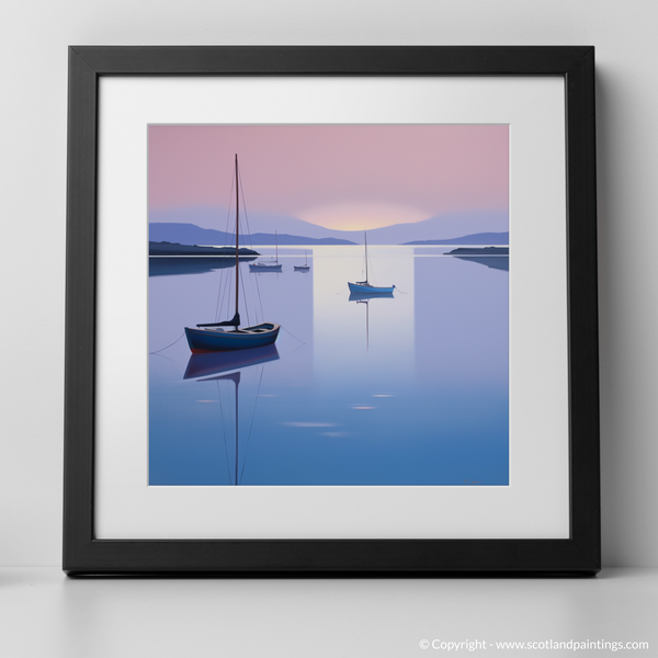 Framed version of Craobh Haven Harbour