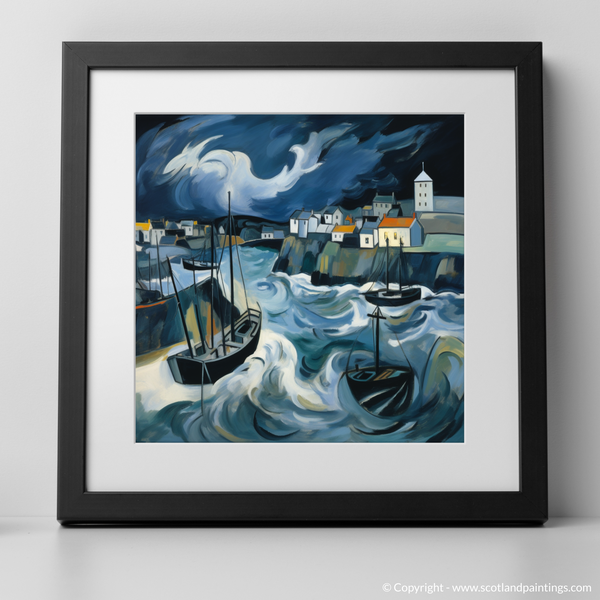 Framed version of Charlestown Harbour