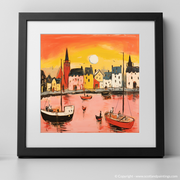 Framed version of Tobermory Harbour