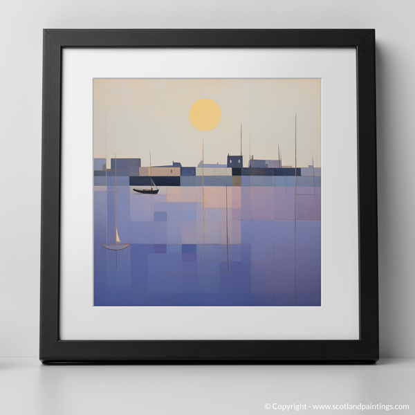 Framed version of Port Ellen Harbour