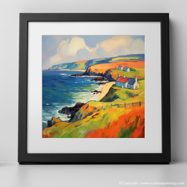 Framed version of Catterline Bay