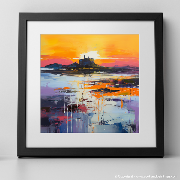 Framed version of Castle Stalker Bay