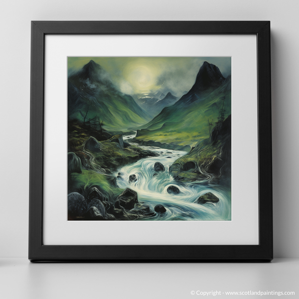 Framed version of River Coe