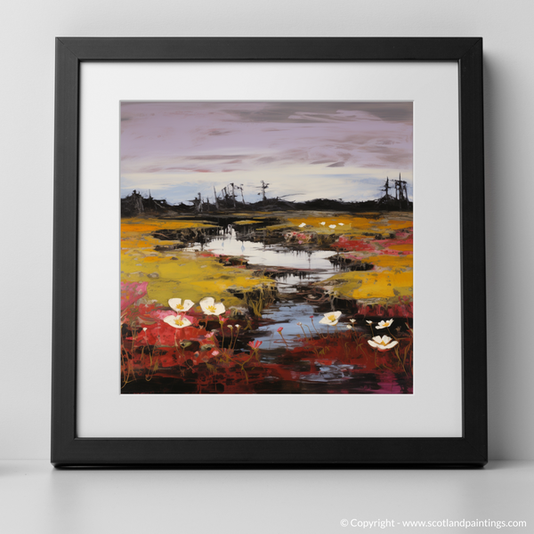 Framed version of Bog cotton