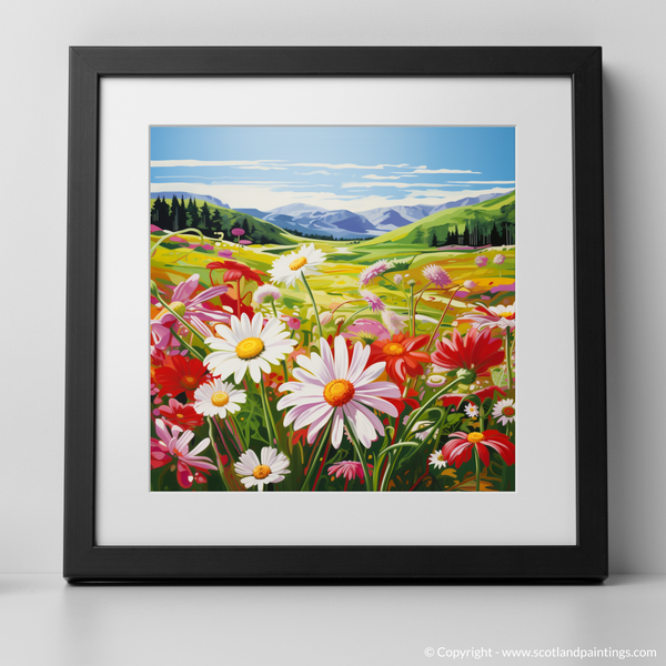 Framed version of Red campion