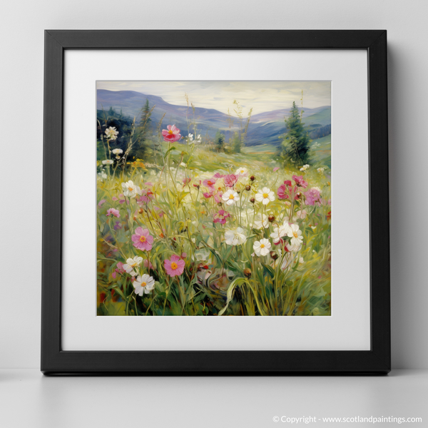 Framed version of Red campion