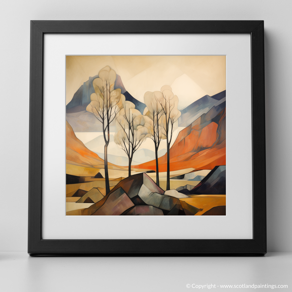 Framed version of Torridon Mountains