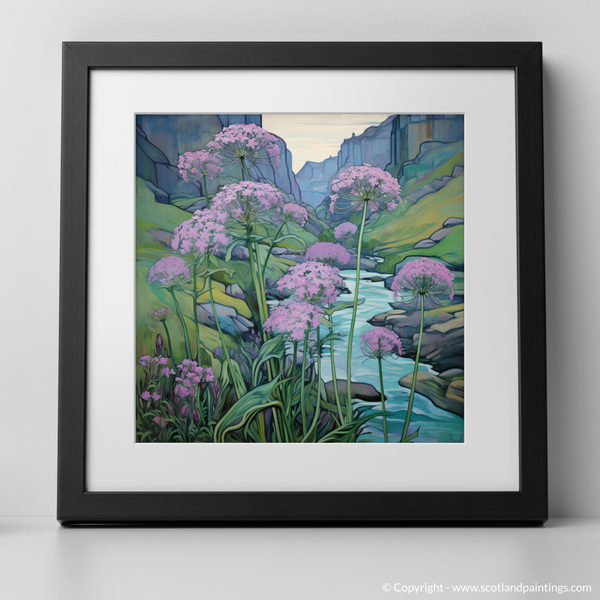 Framed version of Rosslyn Glen