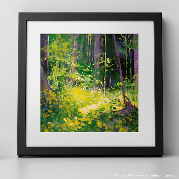 Framed version of Lesser celandine