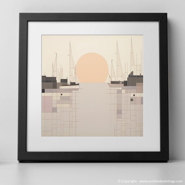 Framed version of Anstruther Harbour