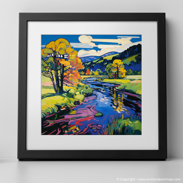 Framed version of River Dee