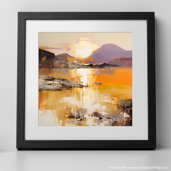 Framed version of Shieldaig Bay