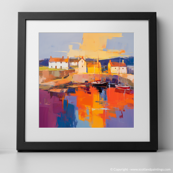 Framed version of Portsoy Harbour