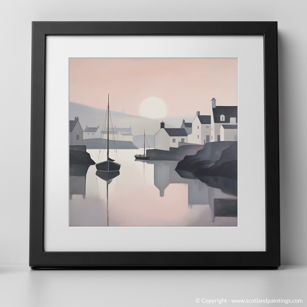 Framed version of Portree Harbour