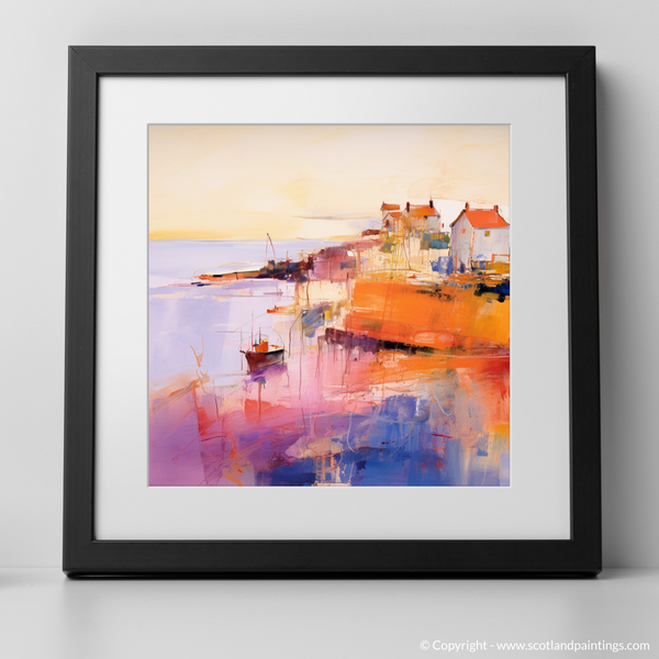 Framed version of Crail Harbour