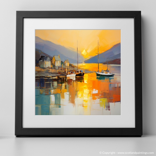 Framed version of Ullapool Harbour