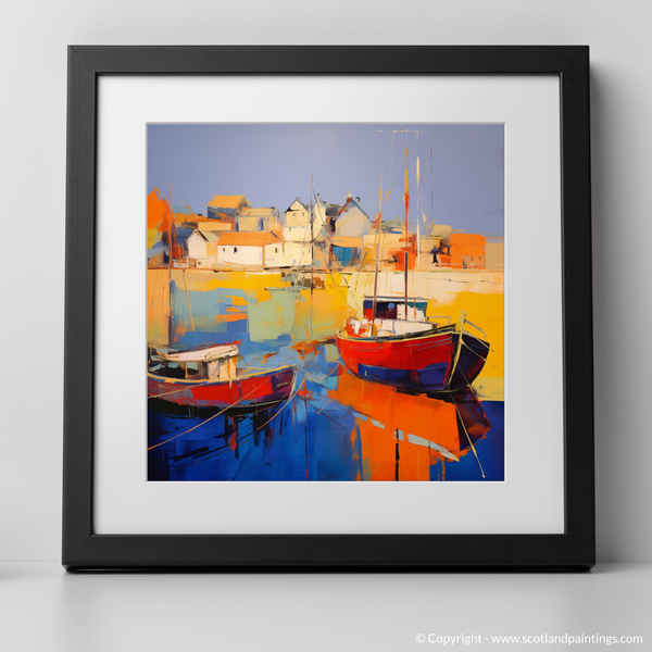 Framed version of North Berwick Harbour