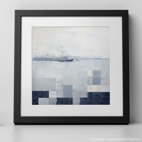 Framed version of Charlestown Harbour