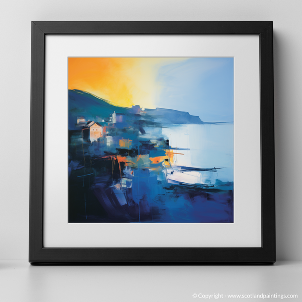 Framed version of Pennan Harbour