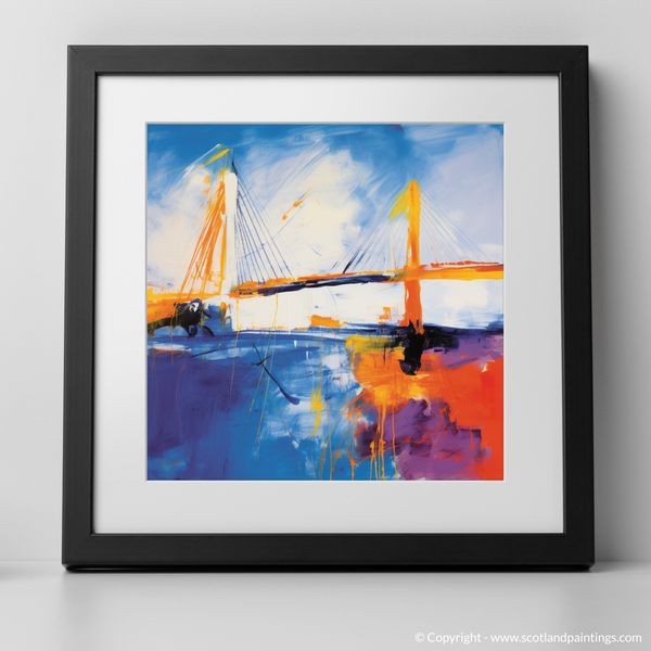 Framed version of Queensferry Crossing