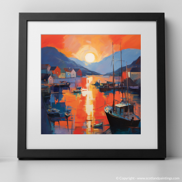 Framed version of Ullapool Harbour