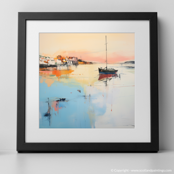 Framed version of Port Ellen Harbour