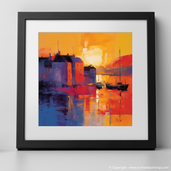 Framed version of Macduff Harbour