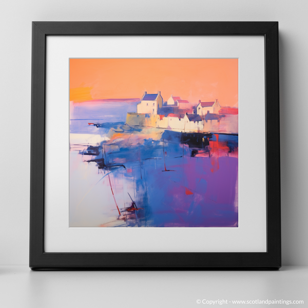 Framed version of Crail Harbour