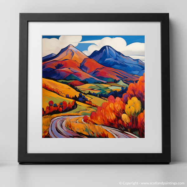 Framed version of Ben Lawers