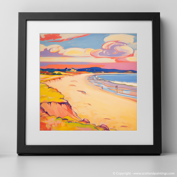 Framed version of Gullane Beach