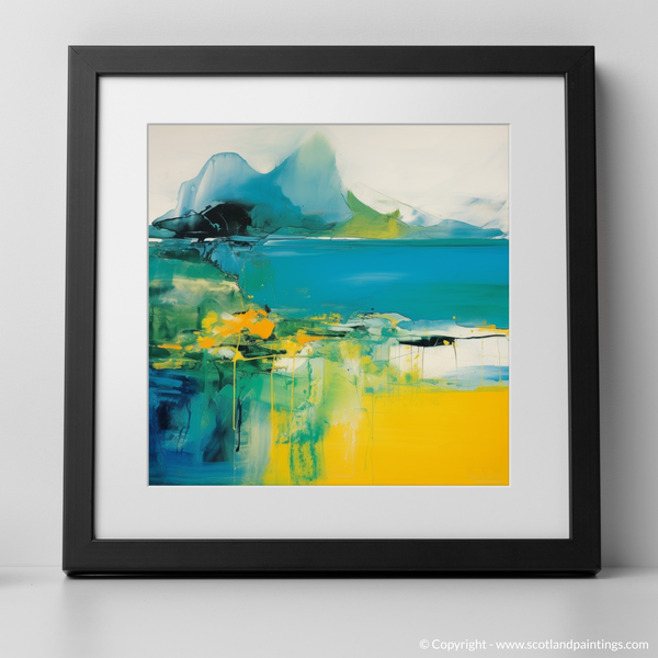 Framed version of Isle of Eigg