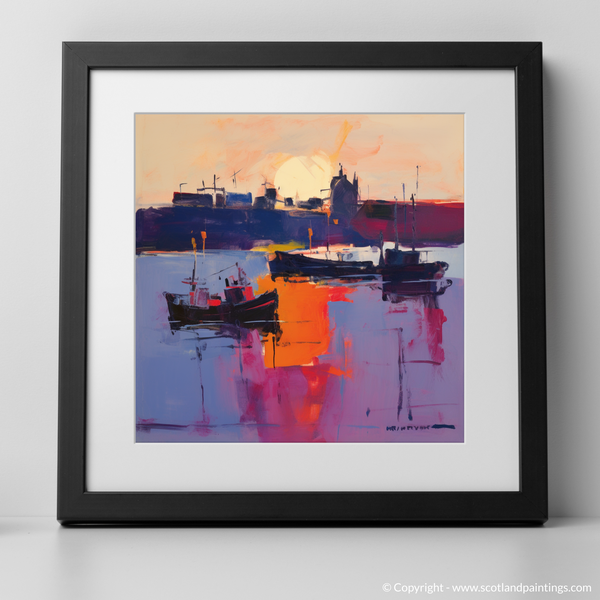 Framed version of North Berwick Harbour