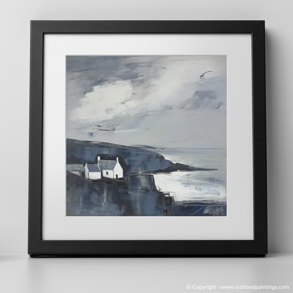 Framed version of Pennan Harbour