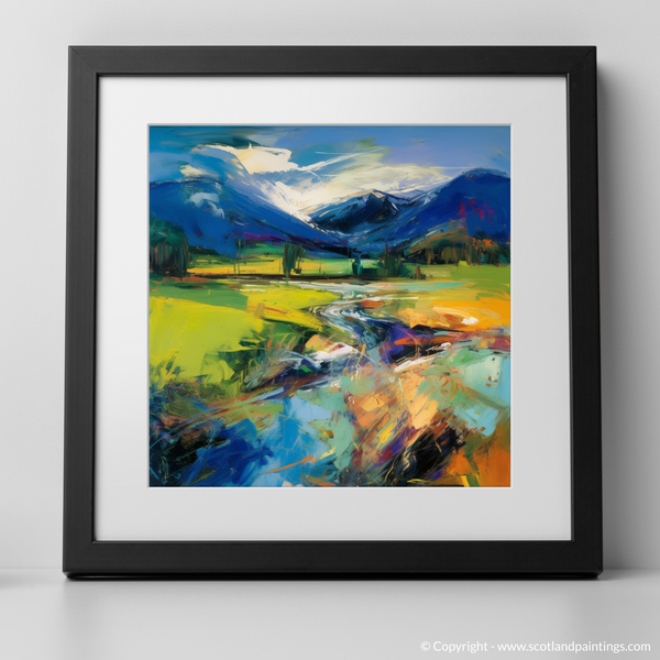 Framed version of River Spean