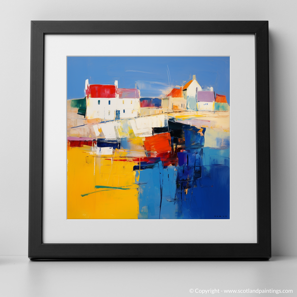 Framed version of St Monans Harbour