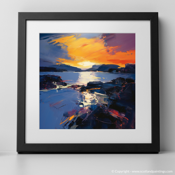 Framed version of Easdale Sound