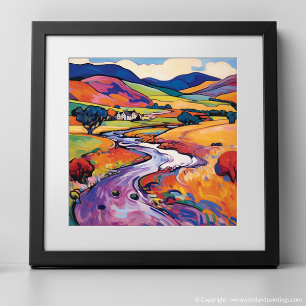 Framed version of Glen Esk