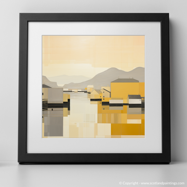 Framed version of Castlebay Harbour