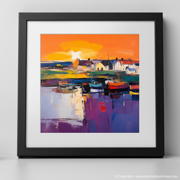 Framed version of Portmahomack Harbour