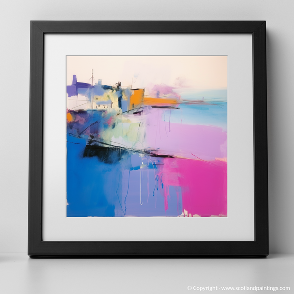 Framed version of Charlestown Harbour