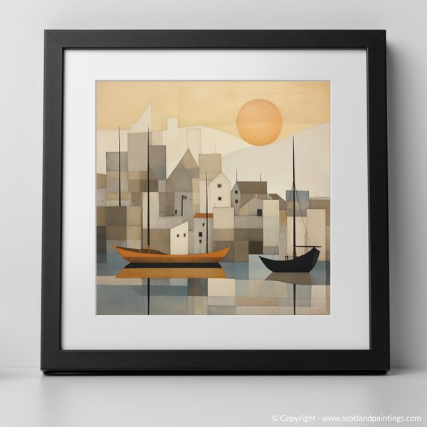 Framed version of Mallaig Harbour